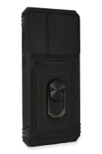 Newface Xiaomi Redmi Note 8 Pro Kılıf Pars Lens Yüzüklü Silikon - Siyah - Görsel 2