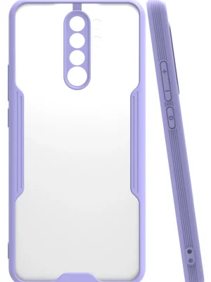 Newface Xiaomi Redmi Note 8 Pro Kılıf Platin Silikon - Lila