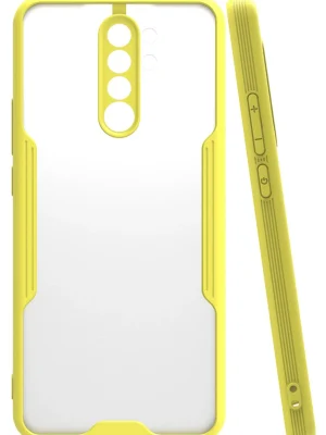 Newface Xiaomi Redmi Note 8 Pro Kılıf Platin Silikon - Sarı