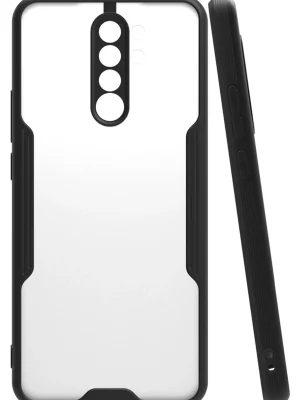 Newface Xiaomi Redmi Note 8 Pro Kılıf Platin Silikon - Siyah