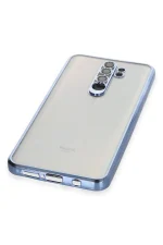 Newface Xiaomi Redmi Note 8 Pro Kılıf Razer Lensli Silikon - Açık Mavi - Görsel 4