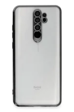 Newface Xiaomi Redmi Note 8 Pro Kılıf Razer Lensli Silikon - Siyah - Görsel 2