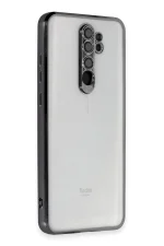 Newface Xiaomi Redmi Note 8 Pro Kılıf Razer Lensli Silikon - Siyah