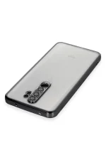 Newface Xiaomi Redmi Note 8 Pro Kılıf Razer Lensli Silikon - Siyah - Görsel 3