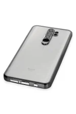 Newface Xiaomi Redmi Note 8 Pro Kılıf Razer Lensli Silikon - Siyah - Görsel 4