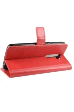 Newface Xiaomi Redmi Note 8 Pro Kılıf Trend S Plus Kapaklı Kılıf - Kırmızı - Görsel 4