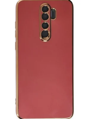 Newface Xiaomi Redmi Note 8 Pro Kılıf Volet Silikon - Kırmızı