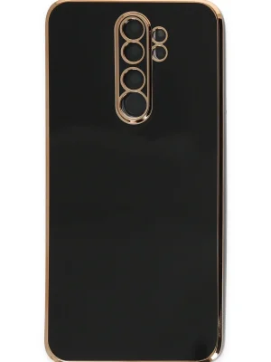 Newface Xiaomi Redmi Note 8 Pro Kılıf Volet Silikon - Siyah