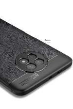 Newface Xiaomi Redmi Note 9 5G Kılıf Auto Focus Kapak - Siyah - Görsel 3