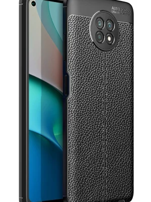 Newface Xiaomi Redmi Note 9 5G Kılıf Auto Focus Kapak - Siyah