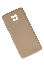 Newface Xiaomi Redmi Note 9 5G Kılıf Nano içi Kadife Silikon - Bej - Görsel 2
