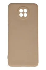 Newface Xiaomi Redmi Note 9 5G Kılıf Nano içi Kadife Silikon - Bej