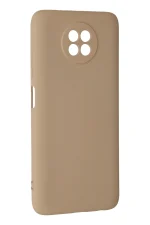 Newface Xiaomi Redmi Note 9 5G Kılıf Nano içi Kadife Silikon - Bej - Görsel 3