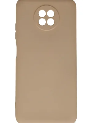 Newface Xiaomi Redmi Note 9 5G Kılıf Nano içi Kadife Silikon - Bej