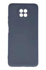 Newface Xiaomi Redmi Note 9 5G Kılıf Nano içi Kadife Silikon - Gri