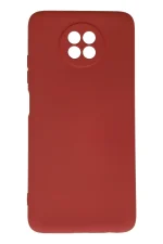 Newface Xiaomi Redmi Note 9 5G Kılıf Nano içi Kadife Silikon - Kiremit