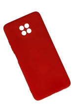 Newface Xiaomi Redmi Note 9 5G Kılıf Nano içi Kadife Silikon - Kırmızı - Görsel 2