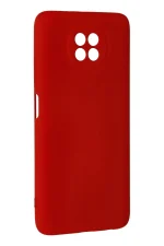 Newface Xiaomi Redmi Note 9 5G Kılıf Nano içi Kadife Silikon - Kırmızı - Görsel 3