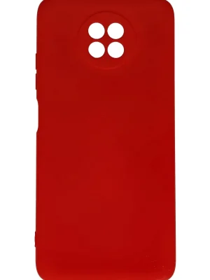 Newface Xiaomi Redmi Note 9 5G Kılıf Nano içi Kadife Silikon - Kırmızı