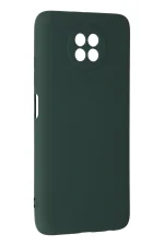 Newface Xiaomi Redmi Note 9 5G Kılıf Nano içi Kadife Silikon - Koyu Yeşil - Görsel 3