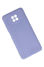 Newface Xiaomi Redmi Note 9 5G Kılıf Nano içi Kadife Silikon - Lila - Görsel 2