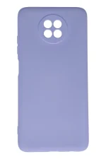 Newface Xiaomi Redmi Note 9 5G Kılıf Nano içi Kadife Silikon - Lila