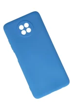 Newface Xiaomi Redmi Note 9 5G Kılıf Nano içi Kadife Silikon - Mavi - Görsel 2