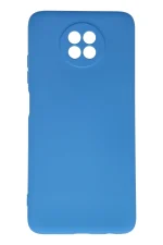 Newface Xiaomi Redmi Note 9 5G Kılıf Nano içi Kadife Silikon - Mavi