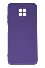 Newface Xiaomi Redmi Note 9 5G Kılıf Nano içi Kadife Silikon - Mor