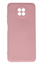 Newface Xiaomi Redmi Note 9 5G Kılıf Nano içi Kadife Silikon - Pembe