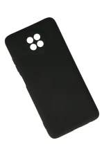 Newface Xiaomi Redmi Note 9 5G Kılıf Nano içi Kadife Silikon - Siyah - Görsel 2