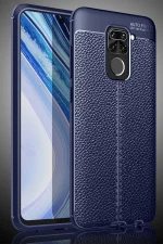 Newface Xiaomi Redmi Note 9 Kılıf Auto Focus Kapak - Lacivert - Görsel 2