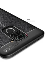 Newface Xiaomi Redmi Note 9 Kılıf Auto Focus Kapak - Lacivert - Görsel 5