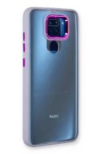 Newface Xiaomi Redmi Note 9 Kılıf Dora Kapak - Lila
