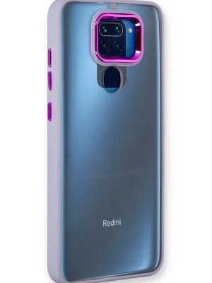 Newface Xiaomi Redmi Note 9 Kılıf Dora Kapak - Lila
