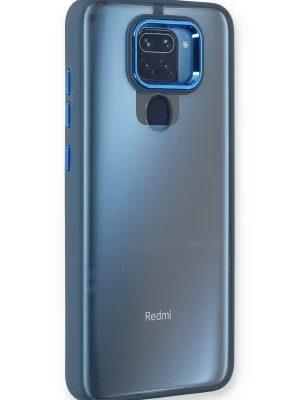 Newface Xiaomi Redmi Note 9 Kılıf Dora Kapak - Mavi