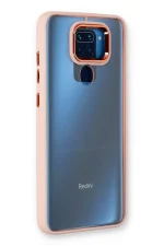 Newface Xiaomi Redmi Note 9 Kılıf Dora Kapak - Pudra