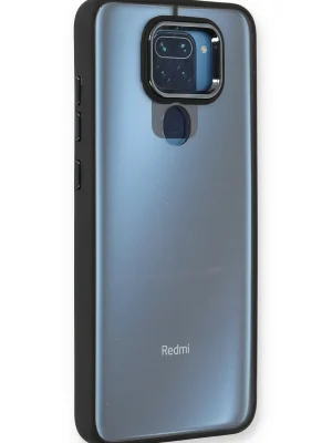 Newface Xiaomi Redmi Note 9 Kılıf Dora Kapak - Siyah