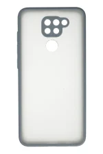 Newface Xiaomi Redmi Note 9 Kılıf Montreal Silikon Kapak - Gri