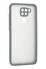 Newface Xiaomi Redmi Note 9 Kılıf Montreal Silikon Kapak - Gri - Görsel 3