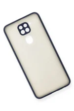 Newface Xiaomi Redmi Note 9 Kılıf Montreal Silikon Kapak - Lacivert - Görsel 3