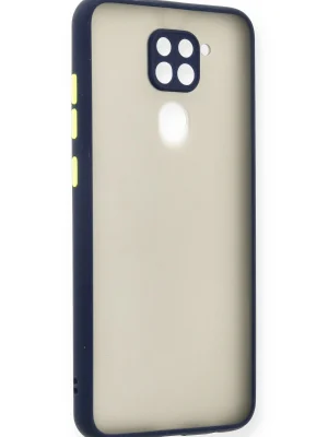 Newface Xiaomi Redmi Note 9 Kılıf Montreal Silikon Kapak - Lacivert