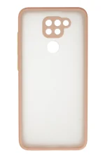 Newface Xiaomi Redmi Note 9 Kılıf Montreal Silikon Kapak - Pembe