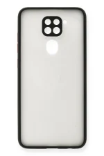 Newface Xiaomi Redmi Note 9 Kılıf Montreal Silikon Kapak - Siyah - Görsel 2