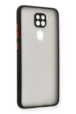 Newface Xiaomi Redmi Note 9 Kılıf Montreal Silikon Kapak - Siyah