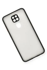 Newface Xiaomi Redmi Note 9 Kılıf Montreal Silikon Kapak - Siyah - Görsel 3