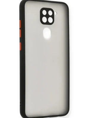Newface Xiaomi Redmi Note 9 Kılıf Montreal Silikon Kapak - Siyah