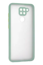 Newface Xiaomi Redmi Note 9 Kılıf Montreal Silikon Kapak - Turkuaz - Görsel 3