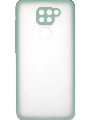 Newface Xiaomi Redmi Note 9 Kılıf Montreal Silikon Kapak - Turkuaz