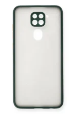 Newface Xiaomi Redmi Note 9 Kılıf Montreal Silikon Kapak - Yeşil - Görsel 2